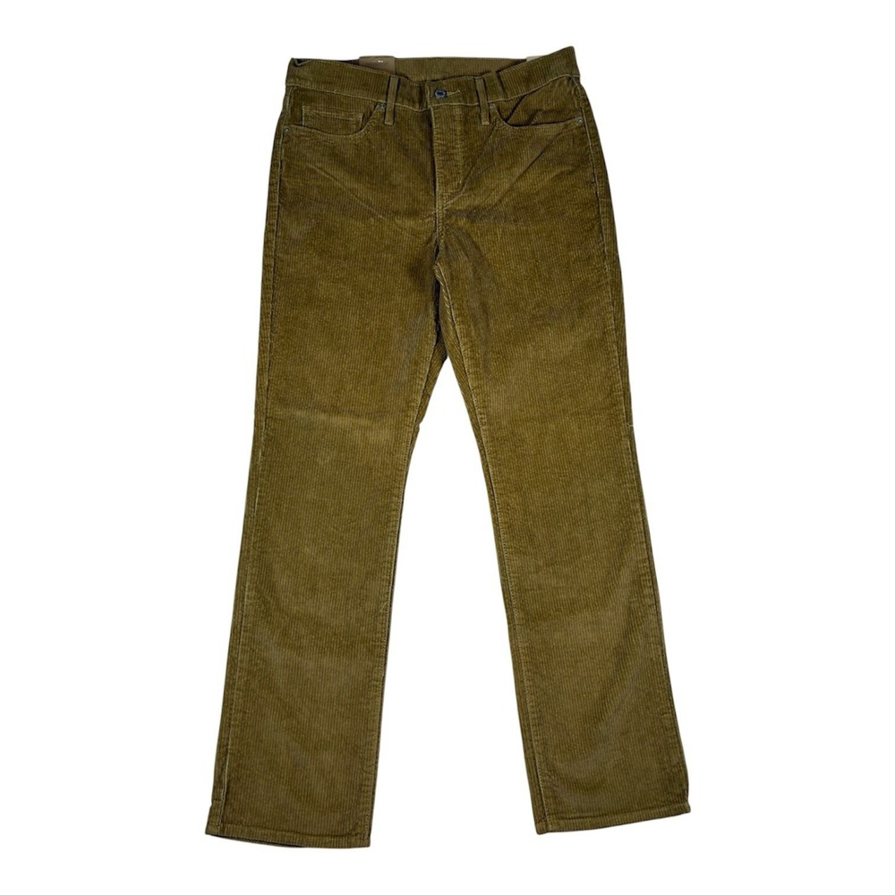 Levi's 314 Corduroy Womens 31x30 Golden Tan Shaping Straight Slimming Stretch